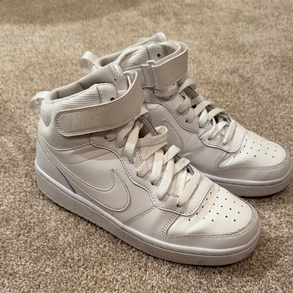 Nike White High-Top Sneakers